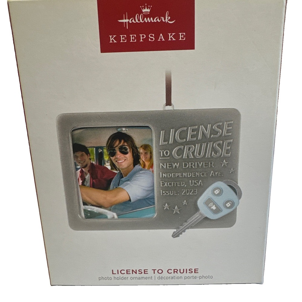 2023 Hallmark Keepsake - "License to Cruise" Christmas Ornament New